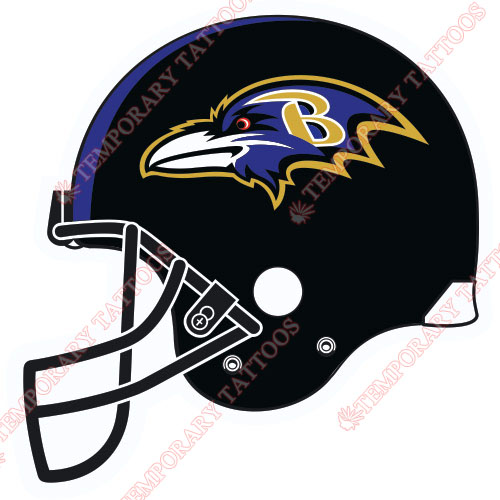Baltimore Ravens Customize Temporary Tattoos Stickers NO.425